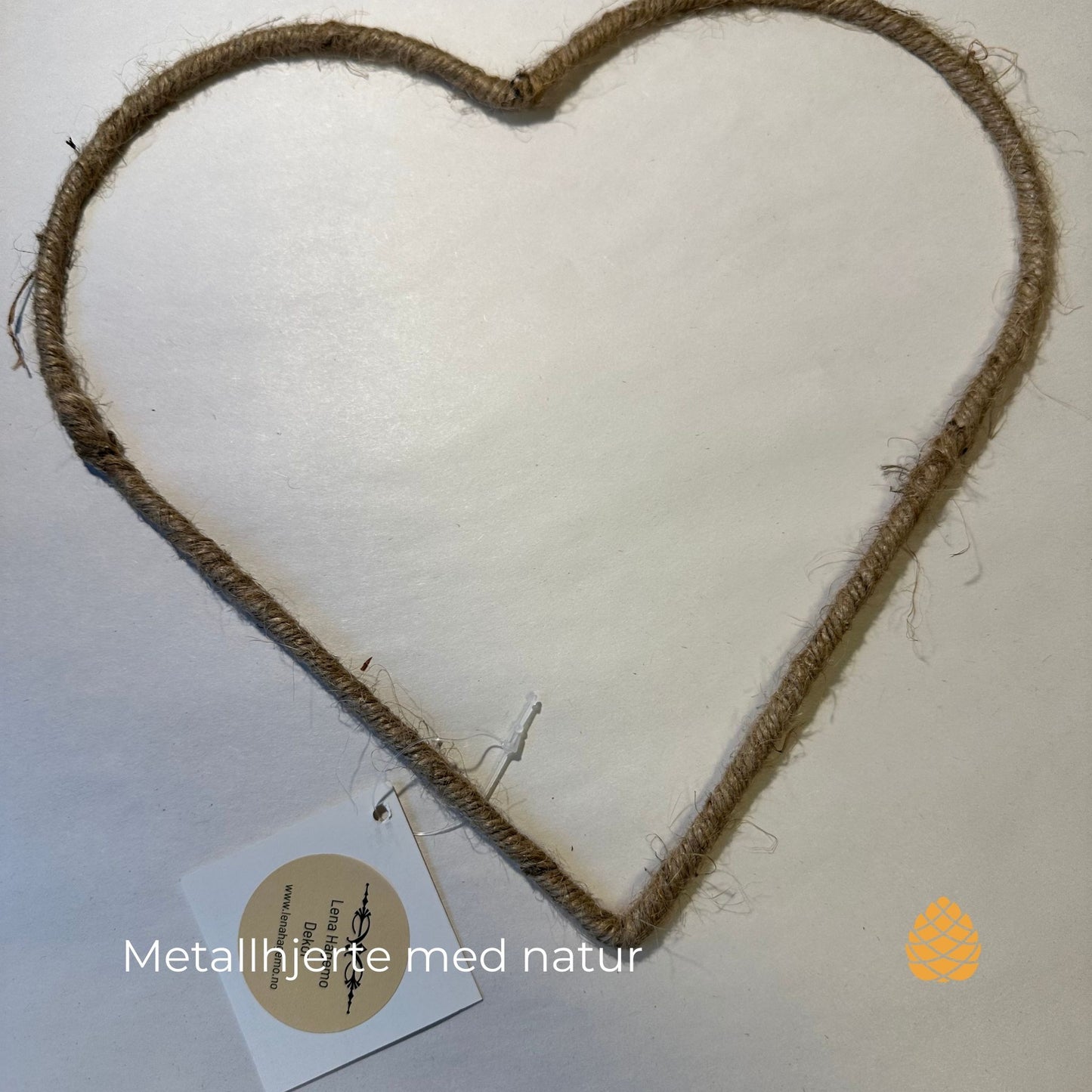 Metallhjerte med natur